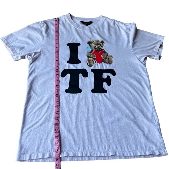 Teddy Fresh Streetwear Adult Light Pink Teddy Bear Tshirt, Size Large - Picture 9 of 9
